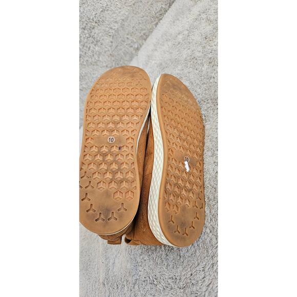 Urban Sport J Slides Tan Ollie WP Faux Fur Suede Waterproof Ankle Boots Size 10 - Picture 5 of 6